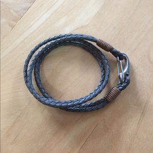 Ted Baker Men's Leather Wrap Bracelet